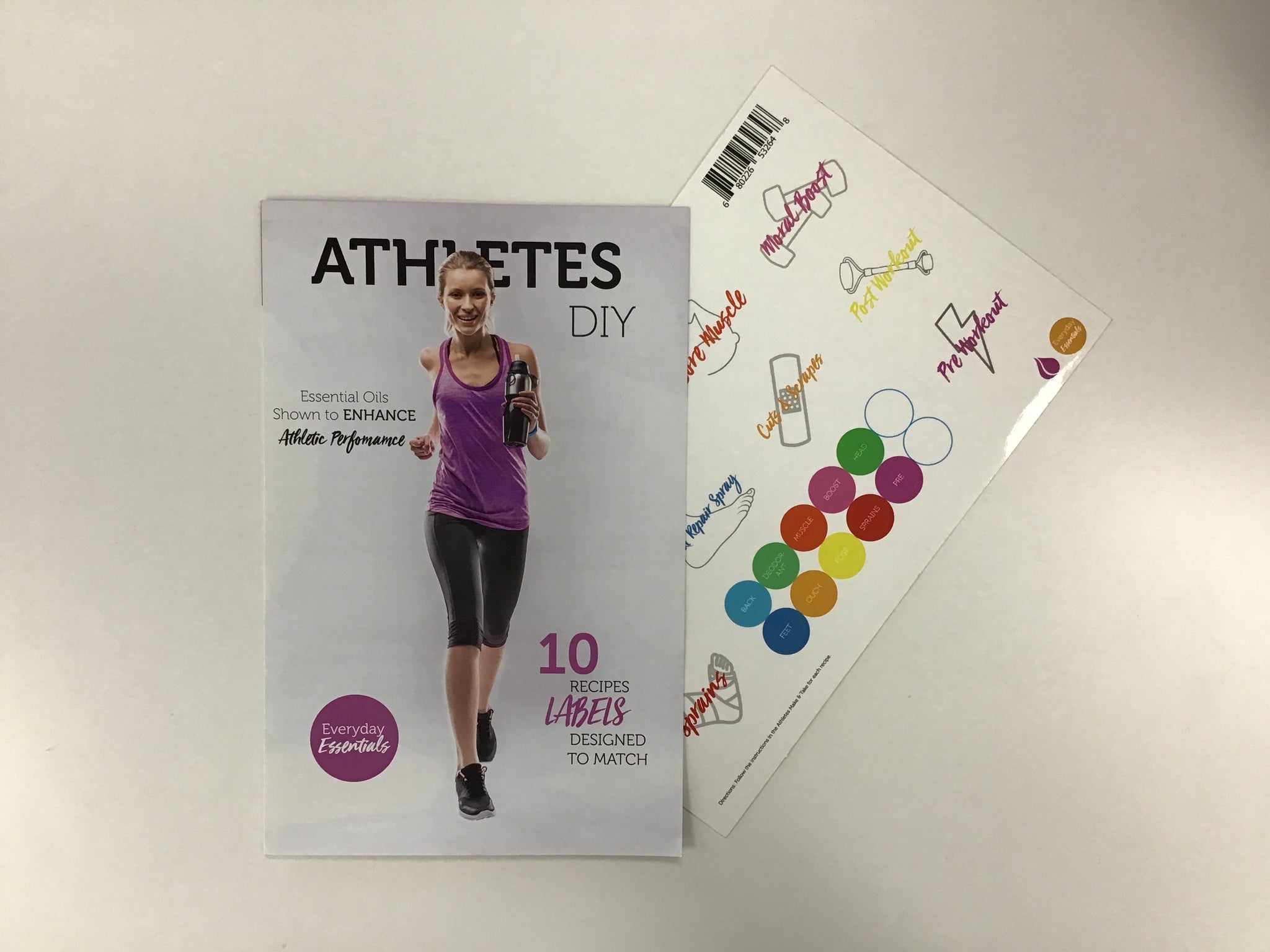 DIY Athletes 10 recipes & Stickers