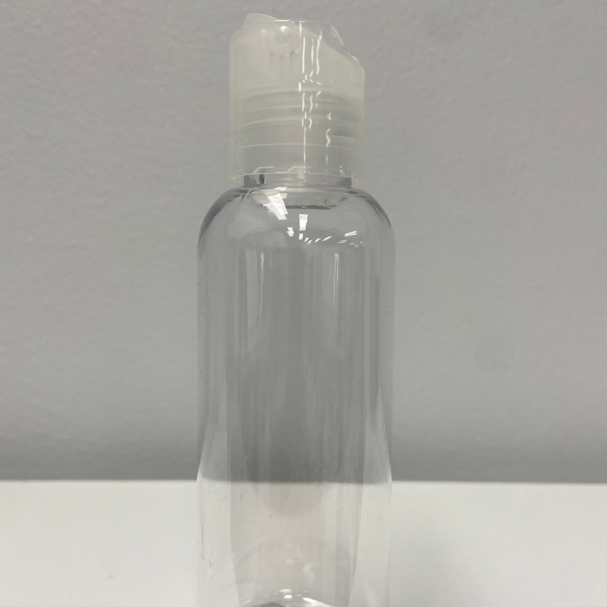 Clear 100ml flip top